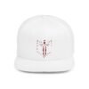 Snapback Hat — Minimal Red Crusader Sword Emblem