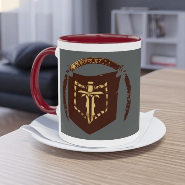 Kaffeebecher 2farbig mit Gildenwappen