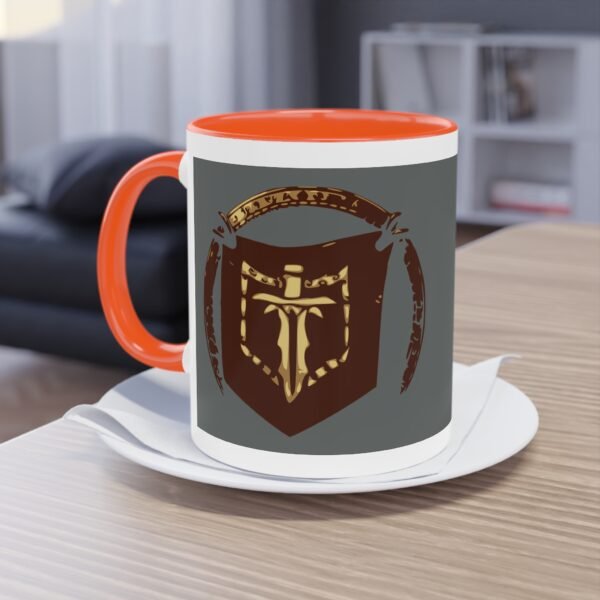 Kaffeebecher 2farbig mit Gildenwappen