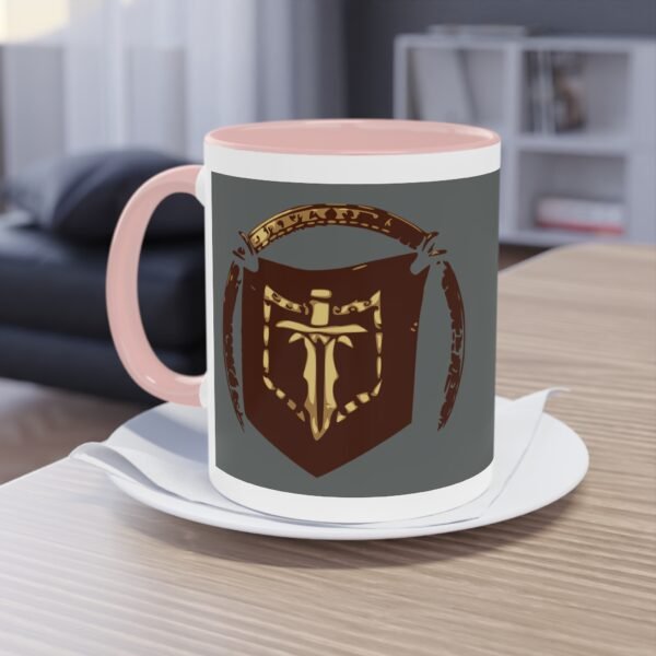 Kaffeebecher 2farbig mit Gildenwappen