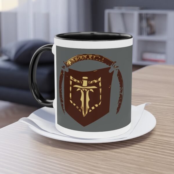 Kaffeebecher 2farbig mit Gildenwappen