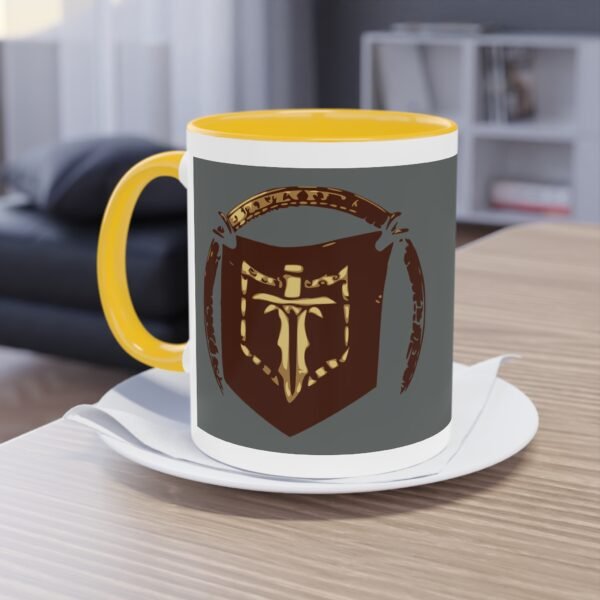 Kaffeebecher 2farbig mit Gildenwappen